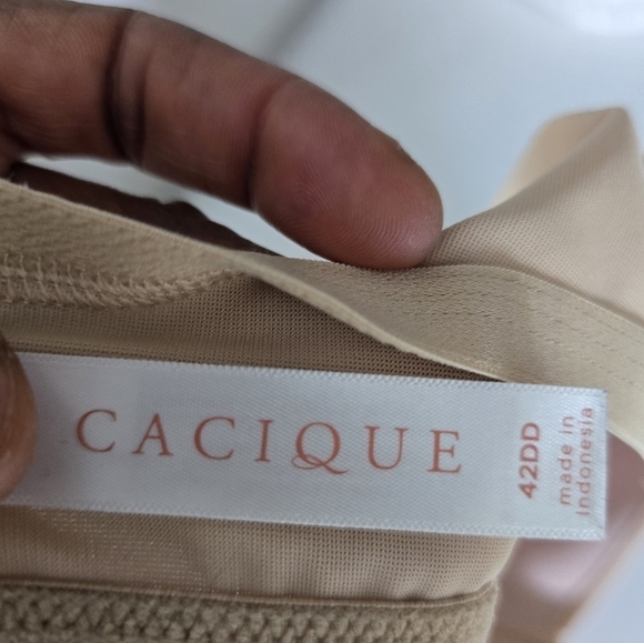 Cacique Womens Bra 42DD Beige Lightly Lined Underwire Support Intimates … - Picture 6 of 8